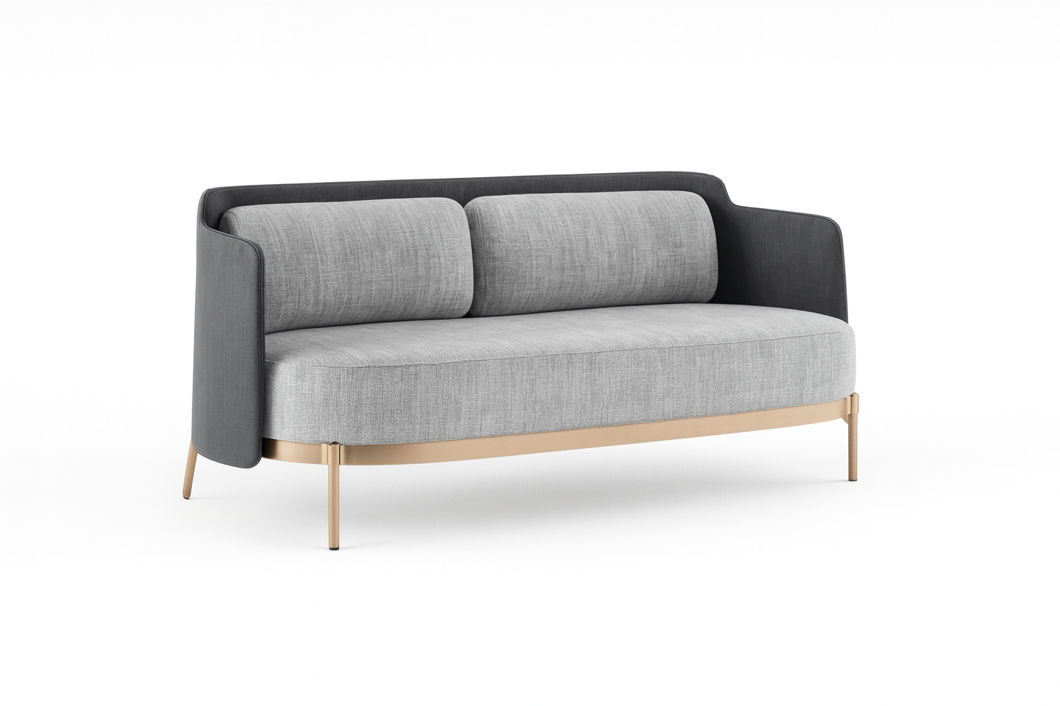 Luxe Modern Contrast Sofa