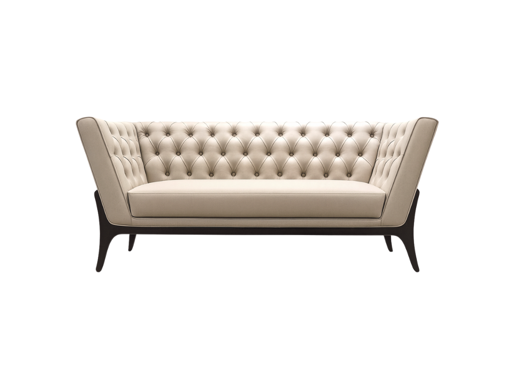 High-Back Diamond Tufted Sofa