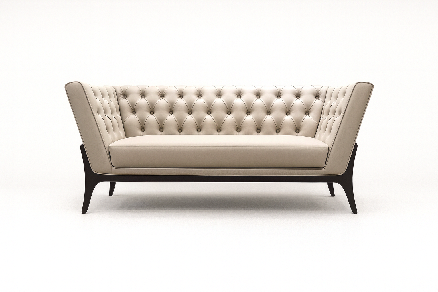 High-Back Diamond Tufted Sofa
