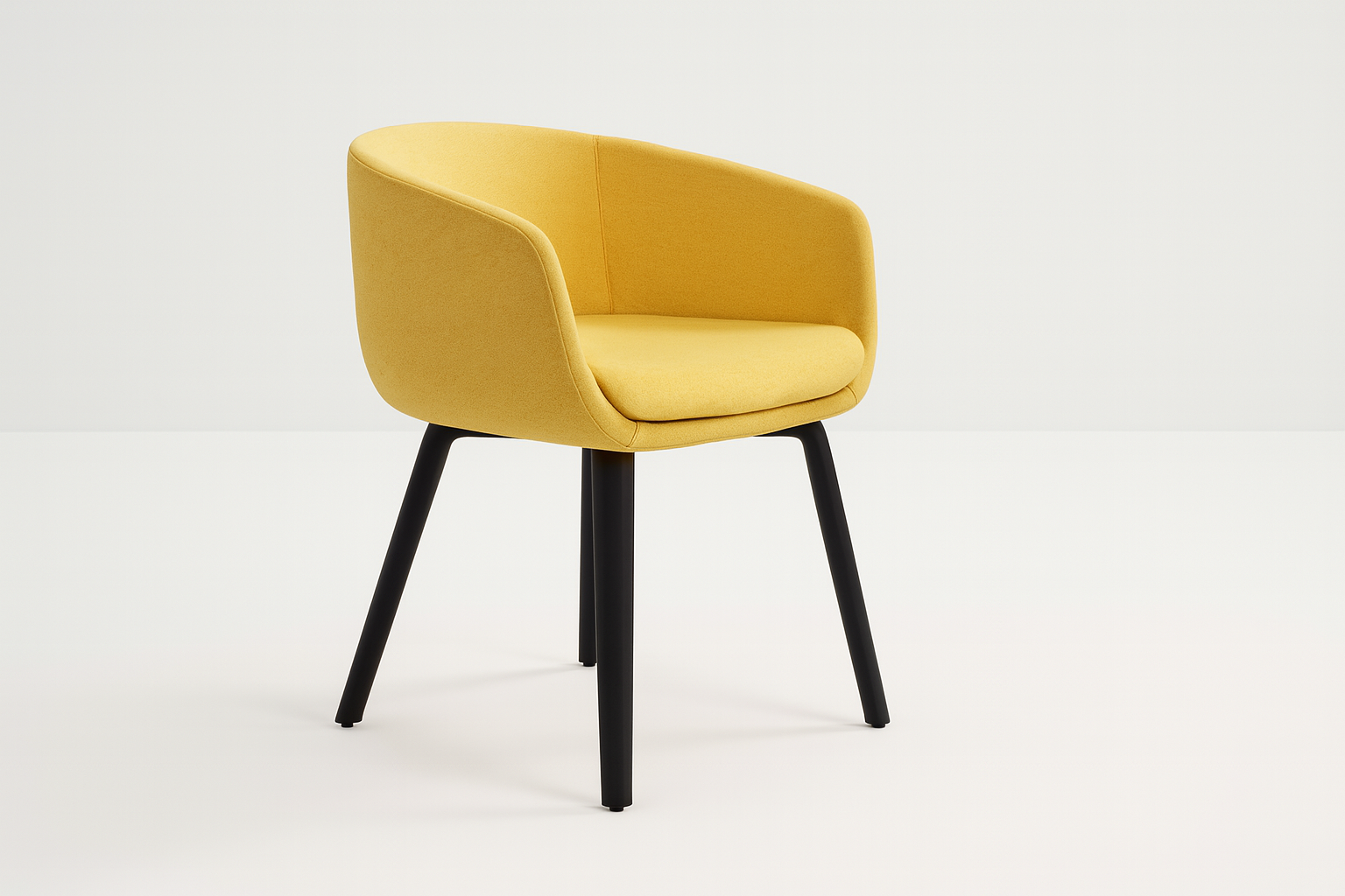Soft Yellow Tub Chair