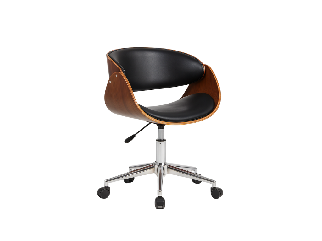 Bentwood Swivel Office Chair