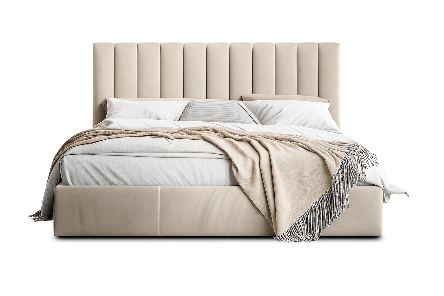 SandCraft Panel Headboard Bed
