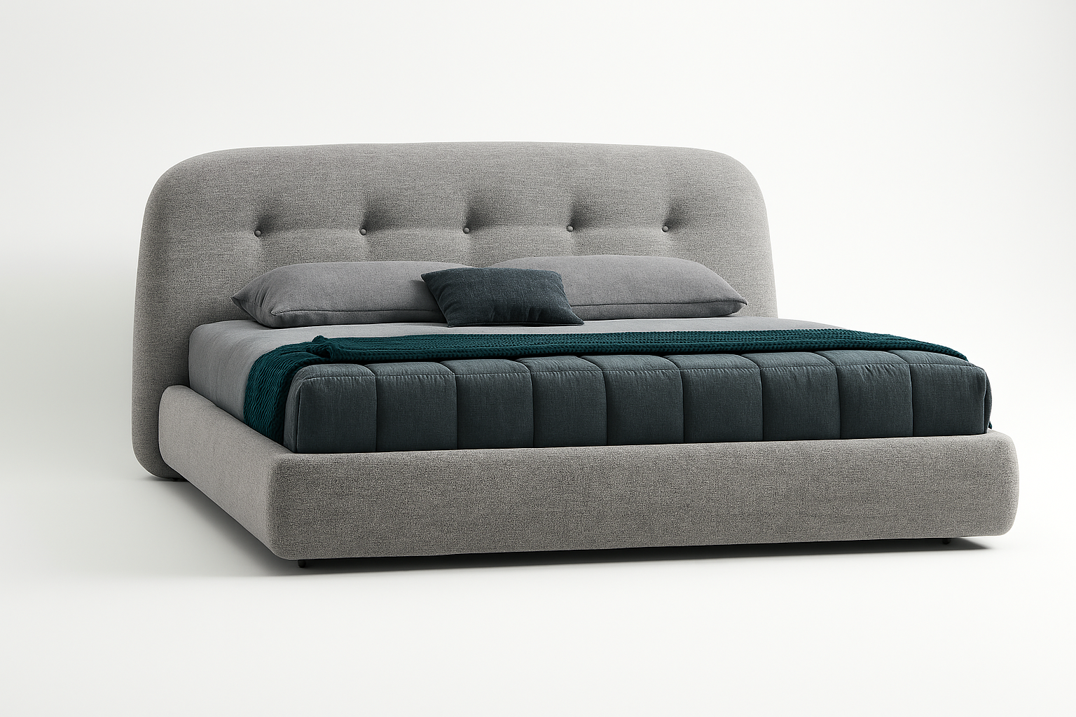 HarmonyCrest Upholstered Bed