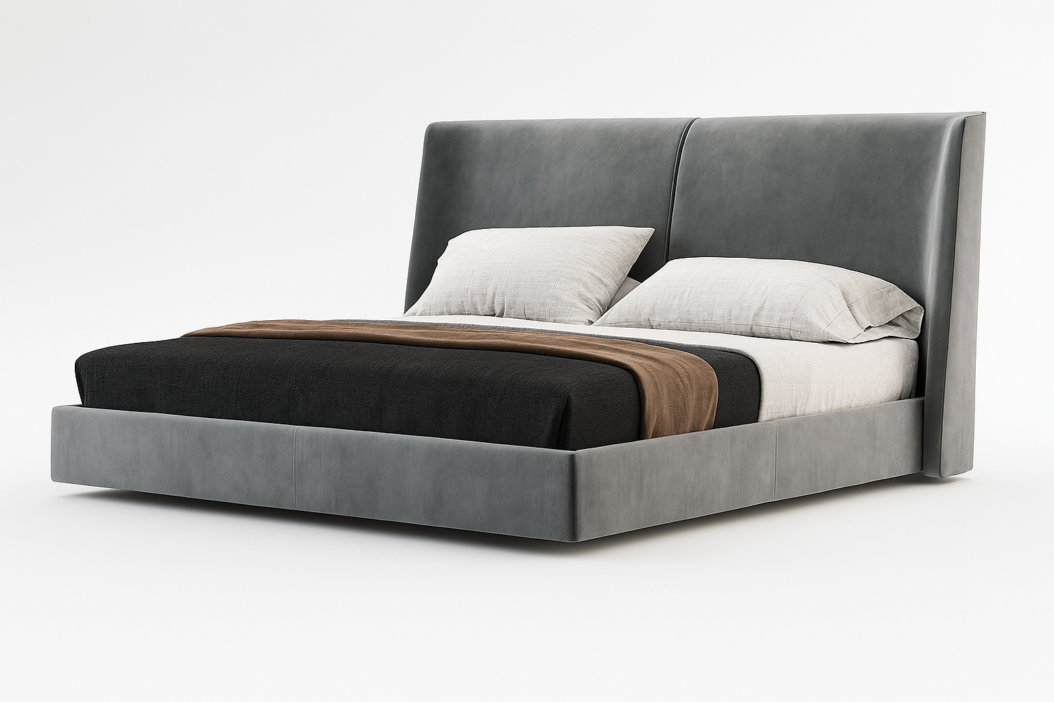 LuxeNest Modern Platform Bed