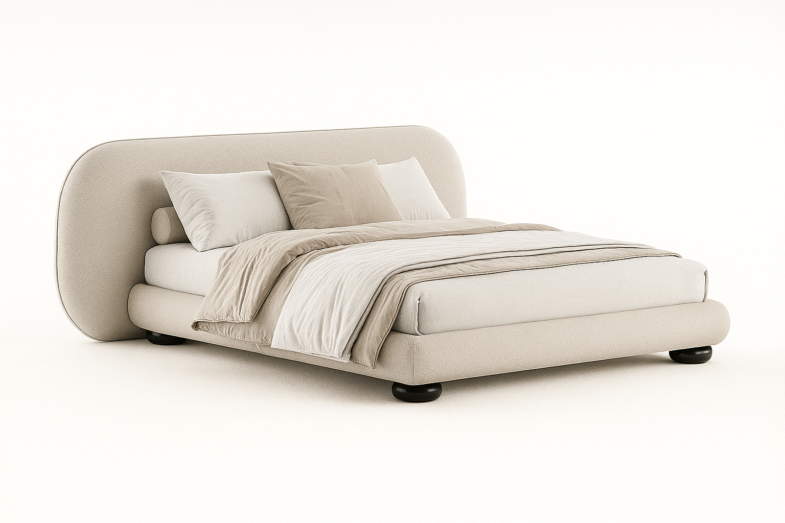 PureCloud Upholstered Comfort Bed