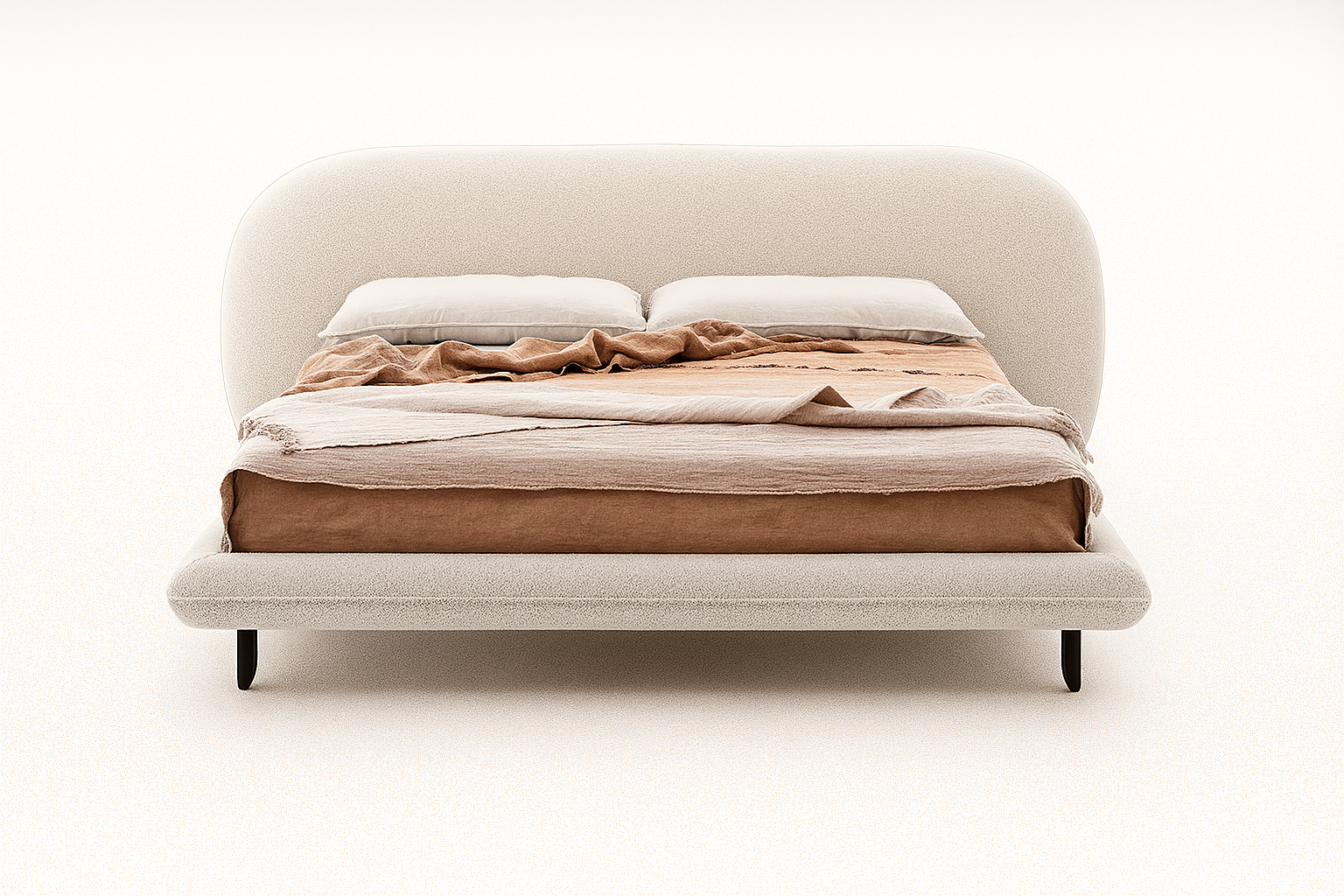 Luna Minimalist Upholstered Bed