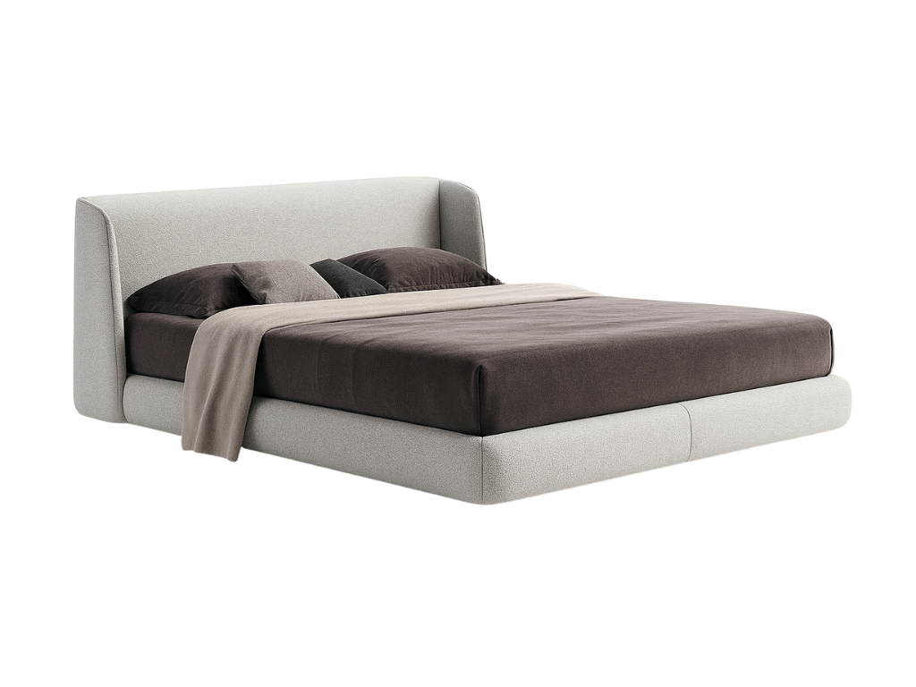 LuxeSleep Modern Upholstered Bed
