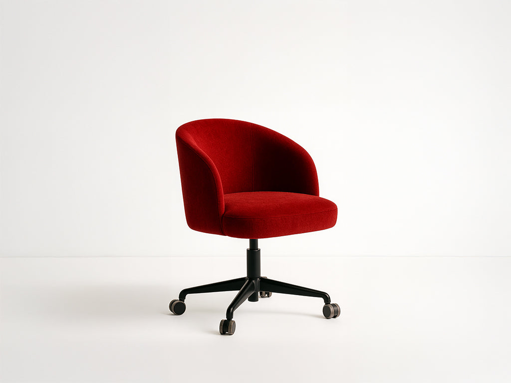 Ruby Orbit Swivel Chair