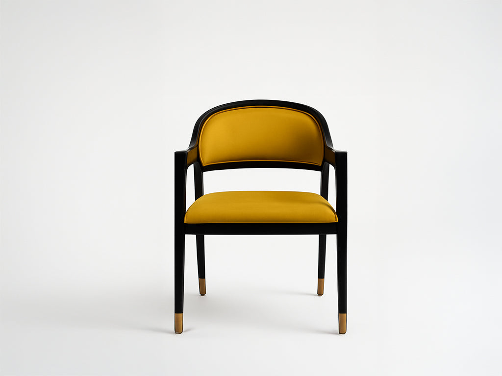 Saffron Noir Dining Chair