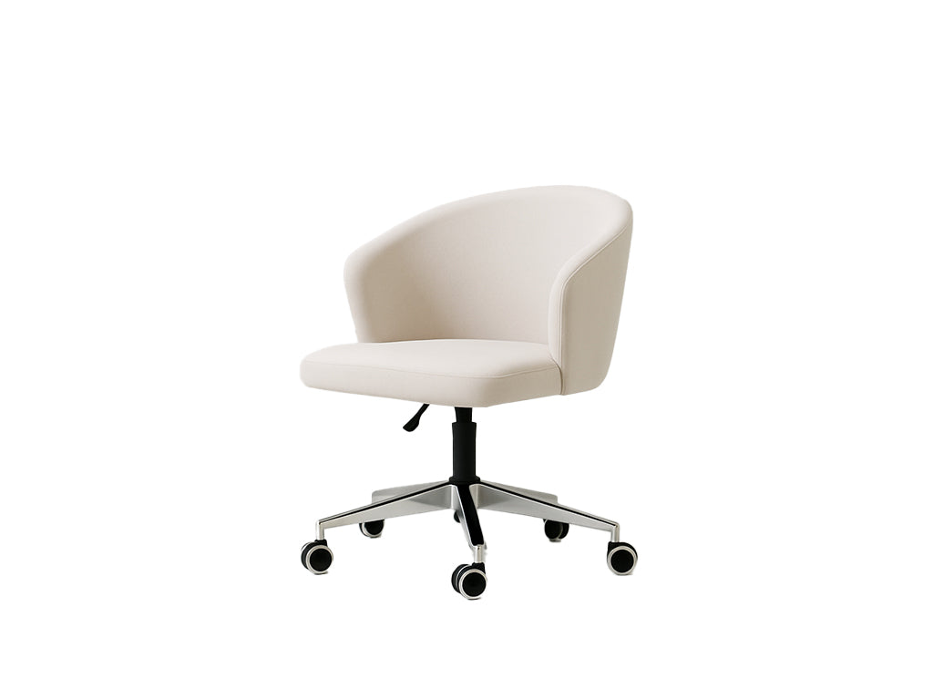 Ivory Contour Swivel Chair