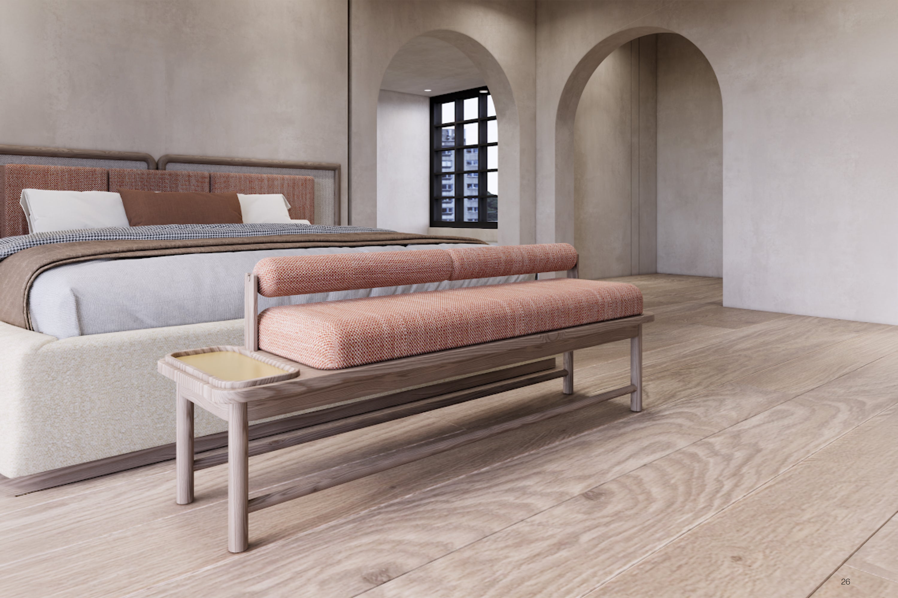 Sparsa collection bench design